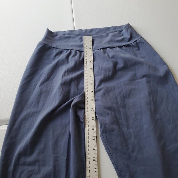 Matilda Jane Pants Women Medium Blue Ruffle Bell Bottom Crop Pant - Picture 5 of 10